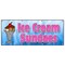 Signmission ICE CREAM SUNDAES BANNER SIGN cones float banana split egg cream waffle B-96 Ice Cream Sundaes - alternate 1